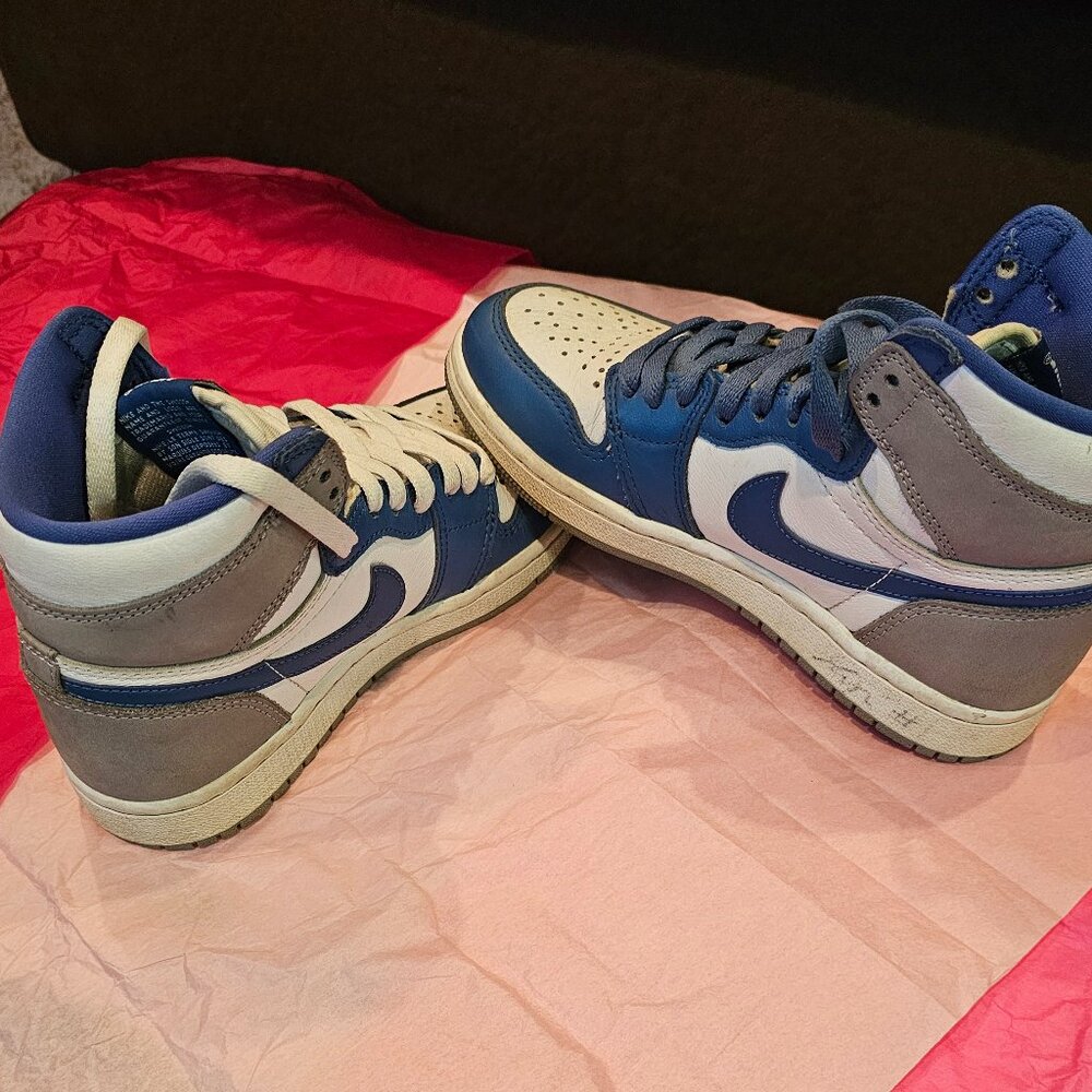 Jordan 1 Retro OG True Blue/Grey 3.5